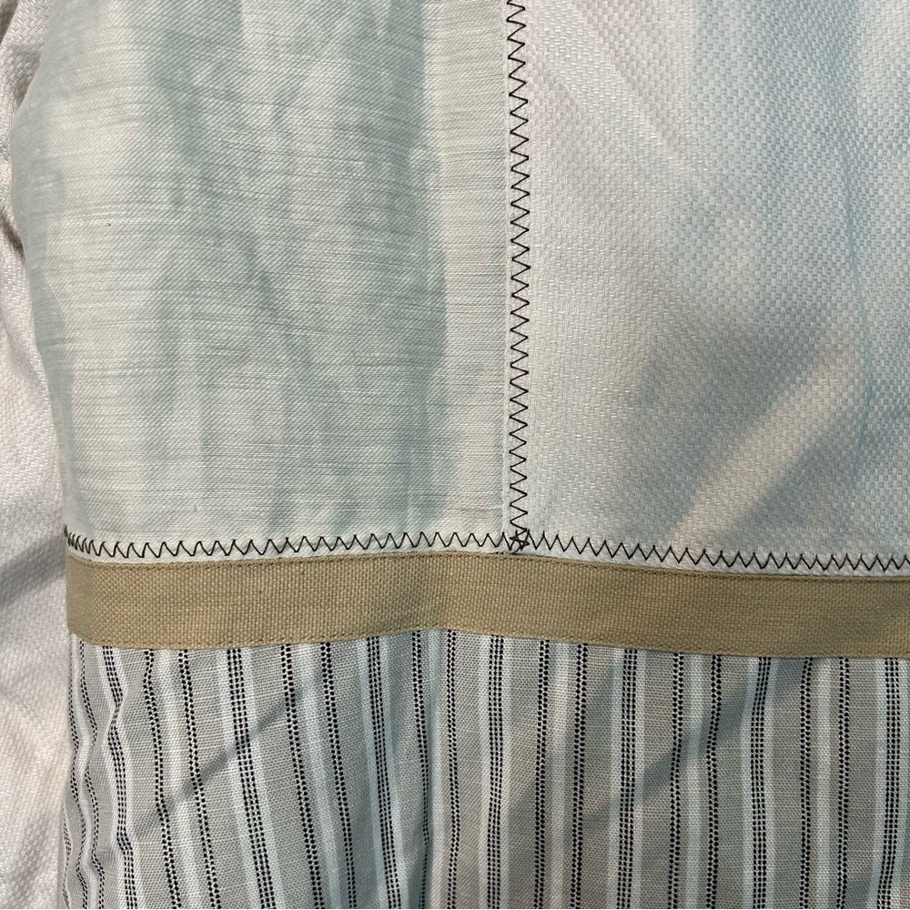Coldwater Creek Women's Beige Mixed Media Cotton Linen Blazer Size 14 NWT - Picture 10 of 16